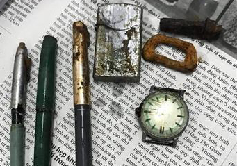 Bình Dương: Phát hiện 2 hai hài cốt liệt sĩ và nhiều di vật chôn chung